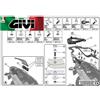 GIVI Kit di attacchi specifico per bauletto MONOKEY HONDA CBF 1000 / ST 2013 GIVI