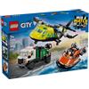 LEGO 60505 City - Remix aereo, camion di servizio e hovercraft LEGO