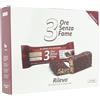 Rilevo-3 ore Senza Fame al Cioccolato-12 Confezioni di barrette con Semi,Cereali soffiati, miele italiano, mandorle, fiocchi d'avena, noci, quinoa soffiati- Copertura cioccolato extra fondente-12x30g