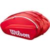 Wilson Porta Racchette Wilson Super Tour Rosso