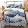 Erosebridal Set di biancheria da letto con copripiumino e federe, per