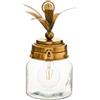 ATMOSPHERA CREATEUR D'INTERIEUR Atmosphera - Lampada LED Ananas in vetro dorato H33 cm