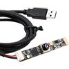 G Fotocamera USB da 16 MP con microfono per computer, mini UVC USB2.0-Lightburn, modulo micro USB di sicurezza per PC, scheda webcam con incisione laser (obiettivo 100 gradi senza distorsione)