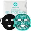 Medi Grade Set Maschere Viso con 1 la Stoffa Viso Lycra e Custodia - Mask Ghiaccio Viso Lenitiva Contro Occhiaie e Gonfiori - Maschera Viso Fria per Relax e Freschezza