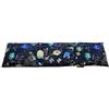 COVERBAGBCN- Sacchetto Termico Cervicale 50x14 cm | Riempimento con Noccioli di Ciliegia Naturali senza Chimiche | Doppia Fodera Lavabile | Terapia Caldo e Freddo 800 gr (Blu Vintage)