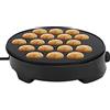 Wakects Macchina Elettrica per Takoyaki 18 Fori Antiaderente, Piastra Giapponese 4cm, 50-60HZ