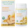Armores Natura Integratori Alimentari, Zenzero, Integratore per la Funzione Digestiva, Antinausea e per la Regolare Motilità Gastrointestinale, a Base di Radice di Zenzero, Vegano, 60 Capsule Vegetali