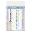 Kartoflak - Calendario Olandese 2027 da Muro Parete Trimestrale, 12 Mesi, Numeri Grandi, Spazio Note, Fasi Lunari, Festività e Santi Carta Ecologica - Ufficio,Casa e Idea Regalo (Multicolor)