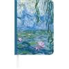 Alpha Edition - Lady Journal Monet 2026 - Agenda tascabile A6 (11 × 15 cm) con panoramica mensile e area appunti, elegante agenda per gli amanti dell'arte, scuola e lavoro