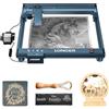 LONGER B1 Incisore Laser 20W con Assistenza Aria Automatica, Velocità 600mm/s, Incisione a Colori, Area Lavoro 450x440mm per Legno, Metallo, Acrilico, Vetro, Pelle e Carta