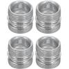Ciieeo Connettore Per Scaffali in Metallo Doppio Slot 4 Pezzi Supporto Per Ripiano Facile Installazione Connessione Sicura Parti Di Fissaggio Per Scaffalature in Filo Metallico
