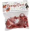 BongoTies A501R - Fascette per bongo, 12,7 cm, confezione da 10, colore: Rosso