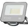 V-TAC Faro LED SMD Chip Samsung 30W 100 lm/W Nero 3000K IP65 con Cavo 1 m - SKU 23599