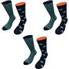 GianMarcoVenturi 6 Paia Calze Corte Uomo Caldo Cotone - Tartarughe (IT, Numero, 43, 46, Regular, Regular, 43/46, BLU)