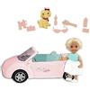 ODS 44409 City Life Mini Auto Cabrio, con Bambolina