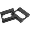 Dilwe Batteria per bicicletta Pad in gomma, 35x38mm, per Hailong Max G56 G70 Batteria, staffa per bici elettrica Spacer Mount Pad, nero, 2 pz/set