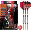 Target Darts Stephen Bunting G5 Void Punta in Acciaio Swiss Point Freccette, 22G | 95% Tungsteno Freccette Set, Player Edition Nero e Oro, PRO Grip Alberi e Alette N. 2, Incluso SP Tool