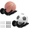 tintoke 2 pezzi Supporti da parete a forma di mano, 21,5 cm*15 cm, Scaffali a forma di palma, Supporto da parete a mano per palline, Supporto per pallacanestro a mano, con viti e chiodi ad espansione