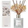 Cocorrína Reed Diffuser Set WHITE PINE - 200ml Diffusore profumato di Pino Bianco con bastoncini Diffusore di olio essenziale di fragranza per la casa per la decorazione della mensola del bagno
