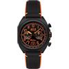 AVI-8 Bell X-1 - Orologio cronografo da uomo con cinturino in pelle, 41 mm