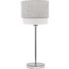 PRENDELUZ Tavolino grigio/bianco, 45 x 18 x 18 cm, design moderno, ideale per la decorazione e lo stoccaggio in spazi ristretti.