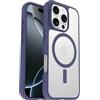 OtterBox Cover per iPhone 16 PRO React Series MagSafe, Resistente a Shock e Cadute Fino, Cover Ultrasottile, Testata a Norme Mil-Std 810G, Trasparente/Viola, Senza Retail Package