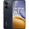 realme Smartphone 14T 5G, 8+256GB,batteria 5130 mAh,Processore Dimensity 6300, IP69, display 120Hz,Fotocamera AI da 50MP,Obsidian Nero, esclusiva Amazon Nessun adattatore , 8+256 GB, Solo Smartphone