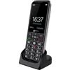 Geemarc CL8600 - Telefono Cellulare 4G con Volume di Ricezione Amplificato, Pulsanti Grandi, Funzione SOS e Tasti di Memoria per Anziani - Per gli Audiolesi - Sbloccato e Bluetooth - Versione IT
