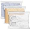 Lunza 25 Pezzi Sacchetti Vestiti Viaggio, 20x30cm Sacchetti per Vestiti Valigia, Multifunzione sacchetti plastica richiudibili, Buste per indumenti con Zip per Indumenti, Biancheria Intima, Cosmetico