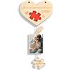 DPKOW Originals Cadeau Saint Valentin pour Homme Femme, Cadre Photo en Forme de Cœur pour Couples Saint-Valentin Décoration Cadeau Anniversaire pour Petit Ami Petite Amie Noël