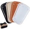 PH PandaHall 8pz Fondo per Borsa in Feltro 4 Colori Basi per Borse Uncinetto, 22x10cm Fondo Cestino Uncinetto Rettangolare Borsa Crochet con Fori per Borsetta Fai Da Te