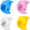 TRKETK 4 righelli da dito da cucito, accessori per blocco del punto 3/4 mm, strumento per cucire fai da te, kit di misurazione per aghi, righello per trapuntatura, set di strumenti leggeri per