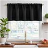 TOPICK Tende corte da cucina/armadio a 1 pannello, schermanti, motivo a nido d'ape, con passante, per interni, piccola finestra di cucina, porta, armadio, 150 x 45 cm (larghezza x altezza)