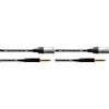 Cordial CFM 3 MV cavo audio 3 m XLR (3-pin) 6.35mm, Nero/Argento (Confezione da 2)