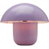 Kare Design Lampada da tavolo Mushroom, lillà pastellato, 27cm