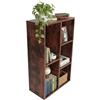 Relaxdays Libreria Relaxdays, 5 Ripiani, A×L×P 80×50×24 cm, Effetto Legno Vintage, Libri, raccoglitori & Media, Soggiorno, Marrone