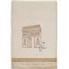 Avanti Linens Paris Botanique Collection - Asciugamano ricamato, colore: avorio