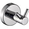 GEDY G-Tokyo, Appendiabiti Doppio, Finitura cromata, Misure 5,3 x 6 x 5,3 cm, Porta Asciugamani in Acciaio Inox 304, 15 Anni di Garanzia, Design R&S