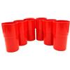 Kimmel Set di 6 bicchieri da 330 ml, bicchieri da festa per bambini, in plastica, colore rosso