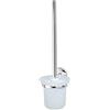 Fackelmann Vision 86766 - Scopino per WC, con Porta scopino, Superficie Lucida, Cromato, 38 x 11 x 15 cm (A x L x P)