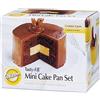 Wilton Mini Tasty Fill Cake Pan Tortiera, Set da 2 | Mini Tortiere Antiaderenti, Stampi per Torta Ideali per Dolci e Dessert Monoporzione con Ripieno