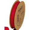 Halbach Seidenbänder Teddy - Nastro decorativo in tessuto, larghezza: 20 mm, lunghezza: 10 m, per fai da te e cucire, colore: rosso