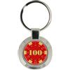 Family-crests Anello Portachiavi Poker Chip Da 100 Dollari