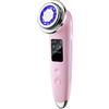 HMYILY Massaggiatore Elettrico Viso con Display LCD Digitale, Dispositivo Multifunzione di Bellezza Ricaricabile