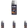 EVIN HOMME | Deodorante Uomo Spray, Fragranza Bergamotto e Muschio di Quercia, Durata 24h, 150 ml (Confezione da 4)