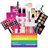 FantasyDay Set di Trucchi Donna, FantasyDay Kit Trucco Make Up Completo Cosmetico Starter Kit Adventskalender 2025 Xmas Makeup Gift Set con Correttore Rossetti Lucidalabbra Palette Ombretti Mascara Trousse Fard