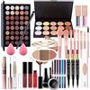 FantasyDay Calendario dell'Avvento 2025 Beauty, Kit di Bellezza Cosmetici Kit per Occhi, Viso e Labbra - Set di Trucchi con Correttore, Rossetti, Lucidalabbra, Palette Ombretti, Mascara, Trousse, Fard