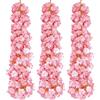 VPB 3 Pezzi Fiori di Ciliegio Artificiali,Ghirlanda Di Fiori Di Ciliegio,Artificiale Ghirlanda Fiori Per Matrimoni Feste Giardini Stanze Decor(180cm)
