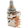 Musiclily Pro B500K Potenziometro Push-Pull Ottone Metrico Solid Standard Shaft 9,5mm Lineare Taper Pot per Chitarra Elettrica Basso