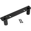 Musiclily Pro Chitarra Staffa Supporto Ponte con M7 Perni e Boccole Nero | per Ponte Tremolo Double Locking FR Chitarra Elettrica